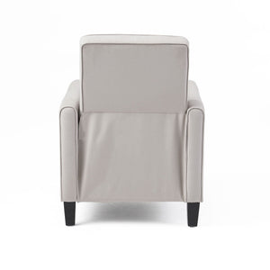 Upholstered Push Back Recliner Chair For Living Room