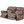 Zubaida Two Tone Recliner Loveseat with USB Port Console