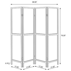 4 Panel Folding Screen
