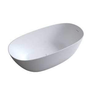 57" Solid Surface Matte Tub