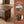 Rectangular Coffee Table With Sliding Door Storage Center