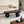 Cloud Shaped Coffee Table & 3 Ball Legs For Living Room - Black