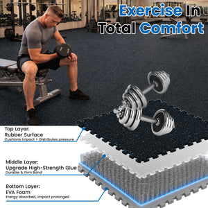 0.6 Inch Thick Gym Floor Mats