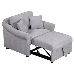 Convertible Sleeper Chair With Adjustable Backrest