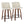 Toriano - Contemporary Fixed Height Counter Stool Swivel With Round Footrest (Set of 2)
