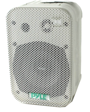 Pyle PDWR40W 5.25" White Indoor/Outdoor Waterproof Home Theater Speakers, 2 Pair