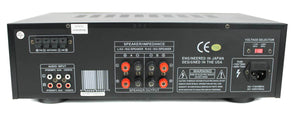 Pyle PLMR24B 3.5" 200W Box Speakers 4 Pack & PT260A Home Digital Stereo Receiver