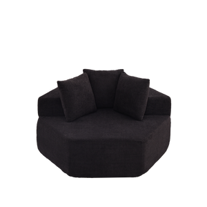 54-inch Modern-style Hexagonal Single Lounge Chair