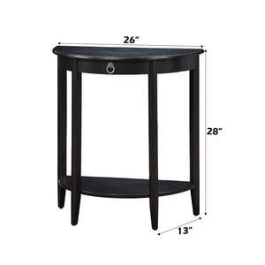 Justino II Half Moon Console Table