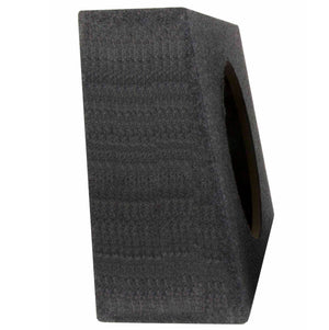 Q Power 10 Inch Single Slim Truck Shallow Sealed Subwoofer Box Sub Enclosure