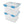 Sterilite 32 Quart Clear Stacking Storage Container with Gasket Lid, 16 Pack