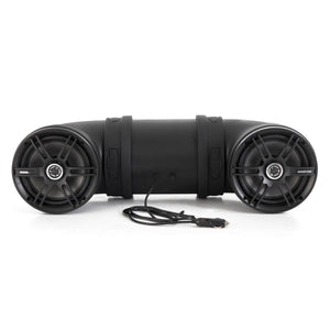 SOUNDSTORM BTB8 Dual 8" 700W ATV/Marine Amplified Tube Speaker with Bluetooth - TRAPSKI