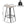 Counter Height Bar Stools Backless Handwoven Kitchen Dining Chairs With Round Footrest (Set of 2) Weaving Pub Stoo - Creamy White