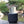 20x20x19.5' Heavy Cement Round Black Ribbed Outdoor Water Fountain with Light (Color Change)