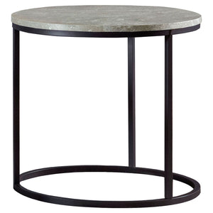 End Table - Gray / Gunmetal