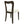 Dining Chair Without Arm Set of 2 (Dark Brown + Beige)