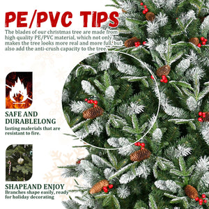 6FT Christmas Tree with 1593 Tips