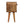 Solid Wood Extra Mini Oak-ish Curve Lower Bedside Table