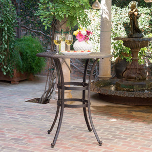 Cast Aluminium Bar Table