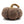 Set of 3 Plush Fabric Pumpkins in Brown