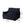 Allea - Velveteen Bean Bag Chair With Armrests - Midnight Blue