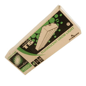 Hydrofarm FLT22 Agrobrite 2-Tube Hydroponic 2' Grow Light Fixture 48W w/ Bulbs