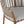 Lodi Outdoor Metal Rope Barstool, Teak Finished Frame and Beige Cushion, Set of 4