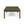 Perla Rustic Square Coffee Table with Block Legs