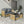 Outdoor PE Wicker 2-Seater Sofa Set with Grey Cushions and Table