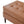 Upholstered PU Leather Ottoman, Solid Wooden Legs