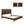 3 Piece Bedroom Set With Bed And 2 Nightstands