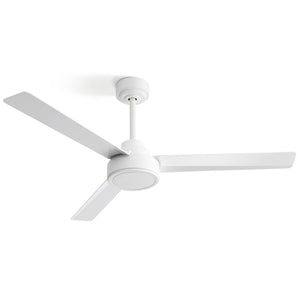 52" Ceiling Fan Without Light with Remote Control and Reversible DC Motor