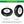 4.80/4.00-8 Flat-Free Solid Wheelbarrow Tire and Wheel, 16