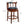 Swivel Cow Top Wooden Bar Stool, 360 Degree Swivel Bar Height Chair With Backs For Home Kitchen Counter