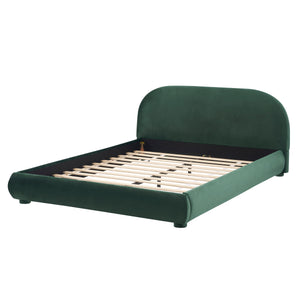 Dark Green Velvet Bed Frame