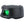 Attwood LightArmor Deck Mount Navigation Light - Black Composite - Starboard (green) - 2NM