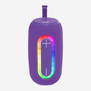 KP-833 Best-Selling Bluetooth Speaker Deep Bass High-Fidelity Sound High Power Portable Stylish Design With Ambient Lighting Suitable For Indoor Outdoor Use