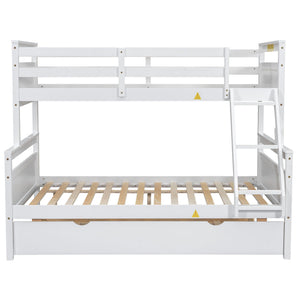 Bunk Bed With Ladder And Safety Guardrail