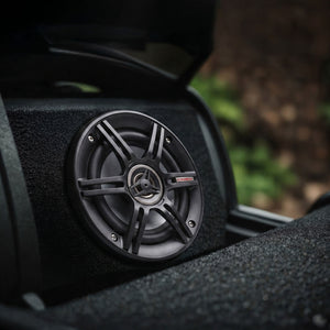 Crunch 300 Watts 6.5-Inch 3-Way 4 Ohms Steel Basket CS Speakers, Black | CS-653