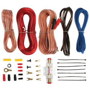 Crunch PX-1000.2 1000W Car Stereo Amp & Soundstorm AKS8 8 Gauge Amp Wiring Kit