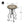 Round Ceramic Outdoor Side Table, Colorful + Black