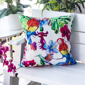 Tropical Parrot Outdoor & Indoor Pillow Set of 2