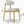 Set of 2 Solid Ash Wood Dining Chairs