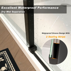 Frameless Single Sliding Shower Door