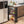 Slim 4 Tier Rolling Utility Cart With Wheels, Narrow Kitchen Storage Trolley - Brown / Black