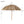 8' Thatched Patio Tiki Umbrella Tropical Palapa