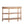 Handcrafted Wood Console Table with Hand-Woven Trim