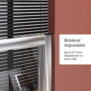 Sliding Shower Door With And Handle - Chrome