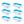 Intex Swim Center 198 Gallon Inflatable Family Swimming Pool, Blue (6 Pack)
