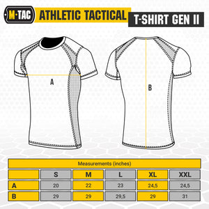 M-Tac T-Shirt Athletic Tactical Gen II (Set of 3)